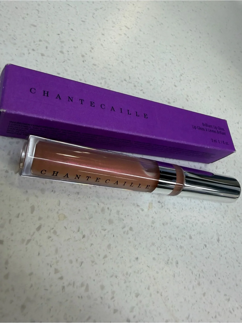 CHANTECAILLE Brilliant Lipgloss MODERN (Nude Beige) New-See Description